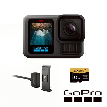 【GoPro】HERO 13 Black 帶電隨充套組 CHDHX-131-LA 正成公司貨