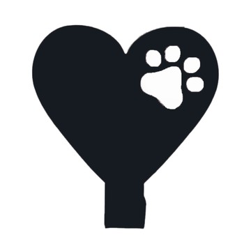 OPUS 東齊金工 當貓咪遇上符號愛心 無痕壁飾掛勾  經典黑  1個