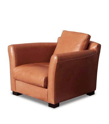 Baxter Leather Diner Armchair
