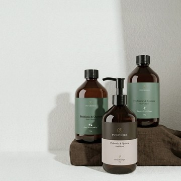 FuChoice婦政司 淋漓盡致洗手露(柚花月夜)330g+一流酵淨地板清潔液(寵物)500g