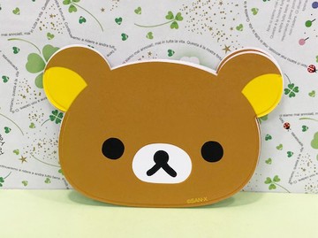 【震撼精品百貨】Rilakkuma San-X 拉拉熊懶懶熊~頭型收納夾(2入)-哥哥#54979