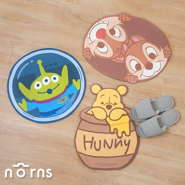 [踏進家門的柔軟療癒]【Norns】迪士尼軟式吸水地墊-Norns Original Design Disney 正版授權 小熊維尼 三眼怪 奇奇蒂蒂 腳踏墊