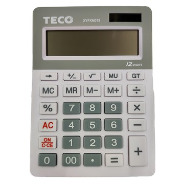 東元 計算機 XYFXM013 12位數  1個