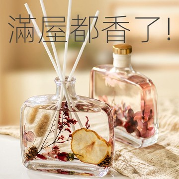 ✨免運✨車載無火香薰藤條香水持久留香車傢兩用車載傢居空氣清新劑擺件
