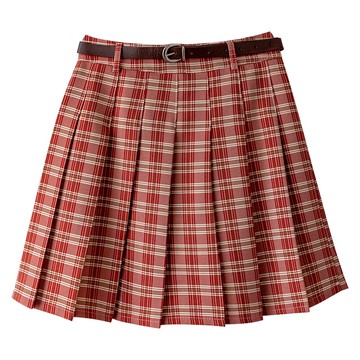 現貨+預購 百褶裙短裙-格子防走光百搭韓版女裙子4色73xg27【獨家進口】【米蘭精品】