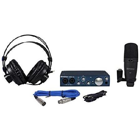 Presonus Audiobox iTwo Studio Bundle USB 2x2 Recording Interface Mic Headphones