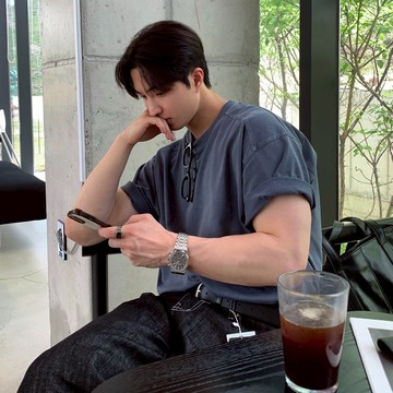 正韓復古水洗奢華SUPIMA棉短袖上衣 8色 YUPPIE 預購商品 0318