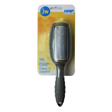 Petmate jw 寵物毛髮收集梳 輕鬆梳理 一體成型好整理 大握把設計  灰色  1個