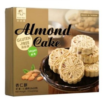 烘焙客 杏仁餅264公克/盒(純素)~實踐家健康生活館~