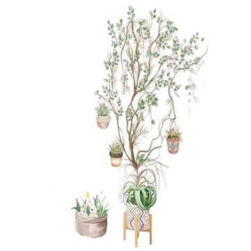 半島良品 DIY無痕壁貼墻貼  90 x 30cm  醉影