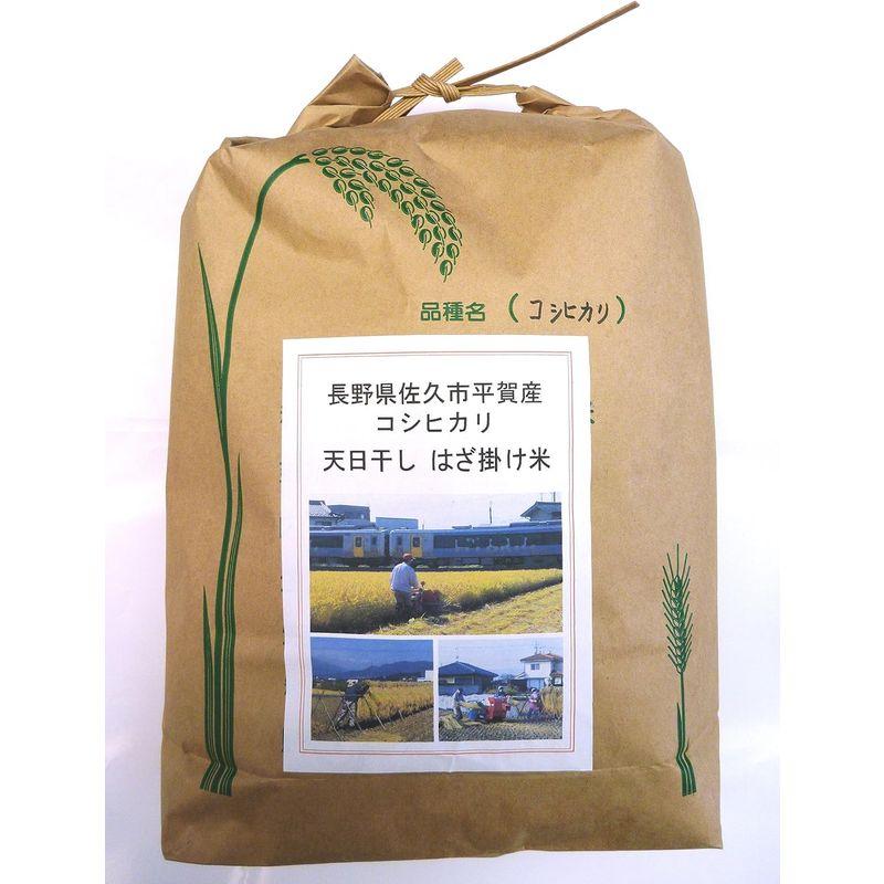 佐久名産 佐久のコシヒカリ 新嘗祭後は新米 玄米5kg×2袋 10kg 天日干しはざ掛け米 産地直送