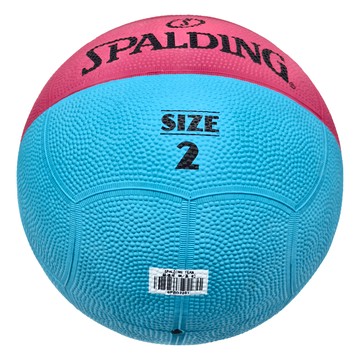 SPALDING 斯伯丁 Team 躲避球  桃紅水藍  1個  Size 2
