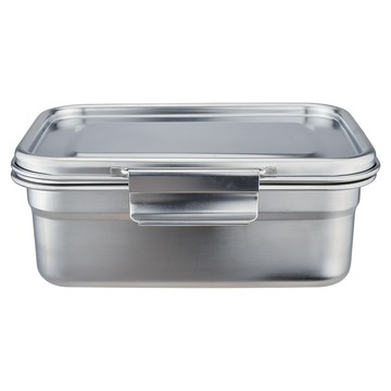 PLUS PERFECT 理想 極緻316不銹鋼保鮮盒 SJ-9030280 2800cc 25cm高  不鏽鋼 銀色  1個