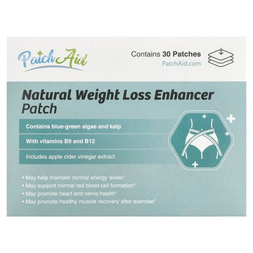 PatchAid, 天然輕體加強貼片，30 片