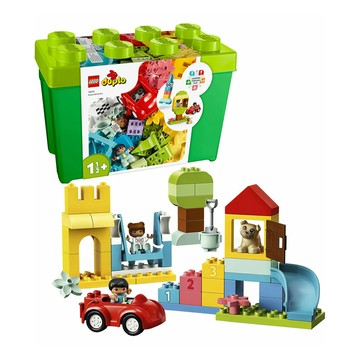 LEGO duplo 得寶 10914 豪華顆粒盒 Deluxe Brick Box 綜合顆粒與零件設計 激發孩子們的創造力和想像力 適合18個月以上的小孩  多色  1盒