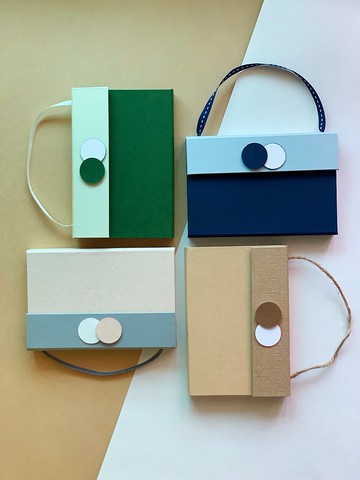 提袋小書-配色固定版(現貨)/手工卡片/手工書