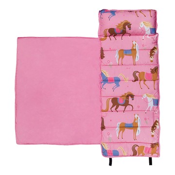 wildkin 49系列 無毒幼教睡袋  127 x 72cm 下墊寬50cm  凱莉小馬