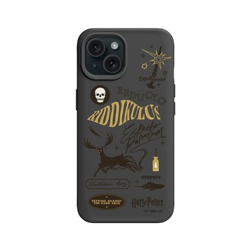 iPhone 15 SolidX 黑 - 哈利波特 Harry Potter - 魔法咒語大集合