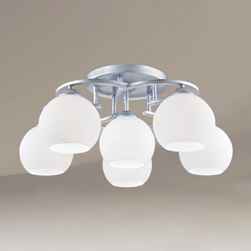 E27 時尚風半吸頂六燈 B250-53-12-1953