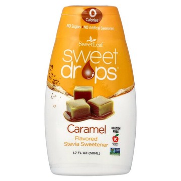 SweetLeaf Stevia, Sweet Drops®，焦糖味，1.7 液量盎司（50 毫升）