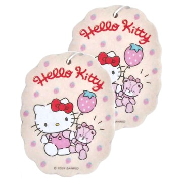 Hello Kitty 凱蒂貓 香氛卡 2 KTSYBK70 14.5 x 9.2cm 2個  2組  草莓香