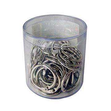 ABEL 25mm鐵製卡片環-50入/桶