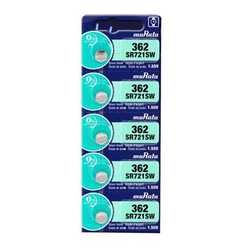 MuRata 村田SR 362手錶鈕扣電池 5入 / 卡 SR721SW【APP滿額下單10%點數(單一帳號最高5000點)】1/31止
