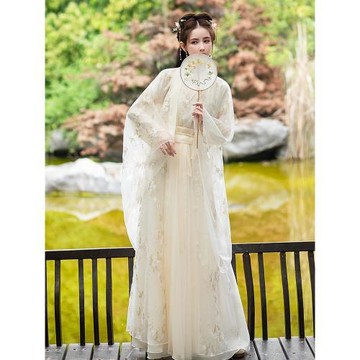 改良魏晉風漢服女裝2025新款超仙氣成人古裝長衫國風交領古風襦裙