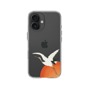 iPhone 16 Clear Case（相機按鈕） 透明 - The British Library - 鶴 ‧ 朝日