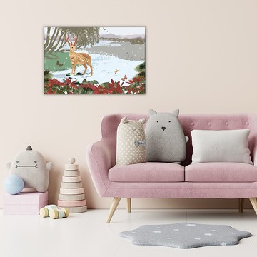 【客製化禮物】如鹿切慕溪水Esther無框畫