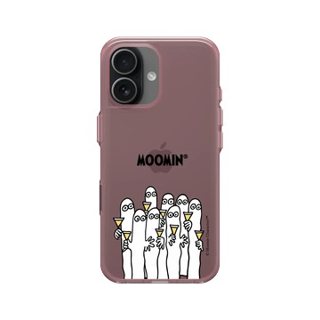 iPhone 17 Clear (相機按鈕) 晶醺玫 - Moomin - 樹精Hattifatteners