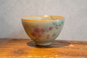 【永德堂－柏采窯】汝窯手繪釉上彩茗杯 汝窯|開片|生活|居家