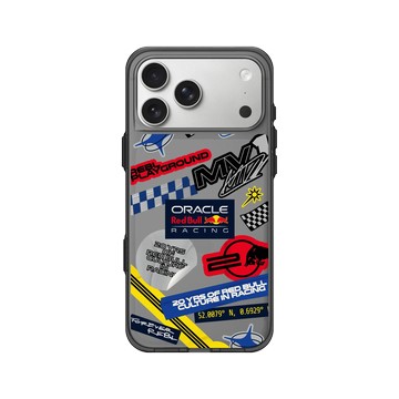iPhone 17 Pro Max Clear (相機按鈕) 酷墨灰 - Oracle Red Bull Racing - ORBR - Stickers