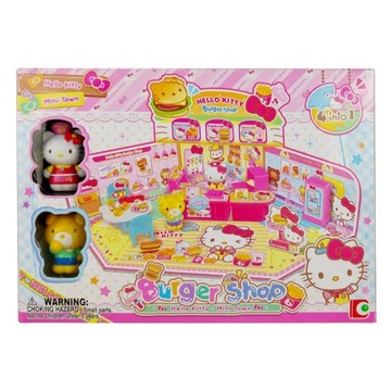 玩具研究中心 現貨 三麗鷗 凱蒂貓 Hello Kitty 街角漢堡店