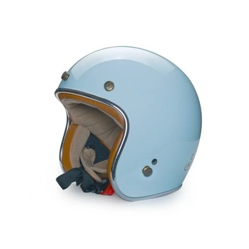 moder 摩德 morendi 莫蘭迪 亮光淺水藍 復古帽 安全帽