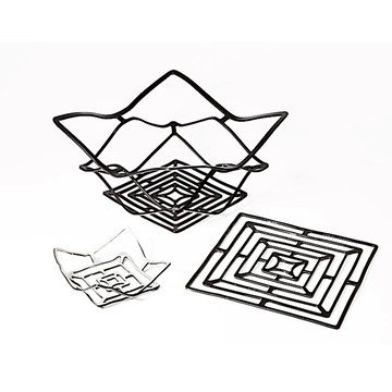 能作 NOUSAKU KAGO 翻轉雙色 方形魔術置物籃 - S