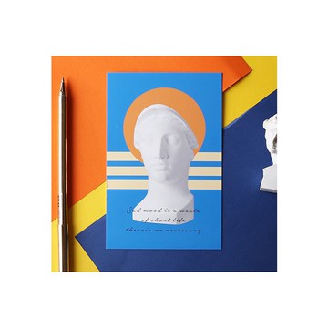 【CHL】摩登大衛像明信片 石膏像明信片 美術系明信片 設計系明信片 現代藝術明信片 藝術美學 文藝復興 超質感 30入