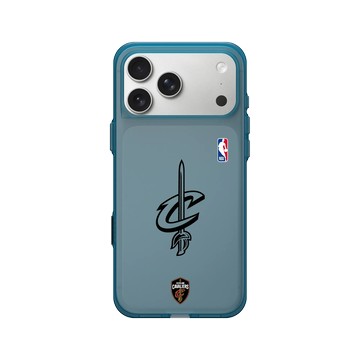 iPhone 17 Pro Max Clear (相機按鈕) 夜幕藍 - NBA - B&W-克里夫蘭騎士 Cleveland Cavaliers B&W