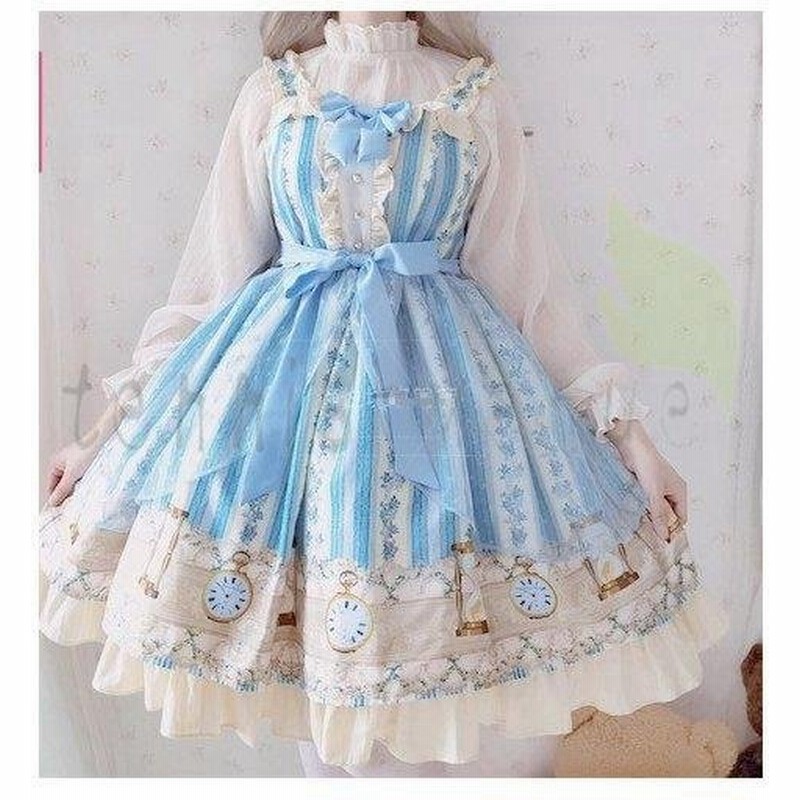 ワンピースのみ ロリータ レディース ジャンパースカートキャミソールワンピース ロリータファッション 膝丈 ドレス カワイイ 袖なし 衣装 通販 Lineポイント最大0 5 Get Lineショッピング