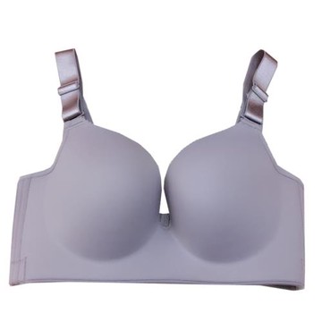 無鋼圈聚攏75D95B全罩杯內衣無痕加肥加大碼胖mm200斤薄款文胸罩