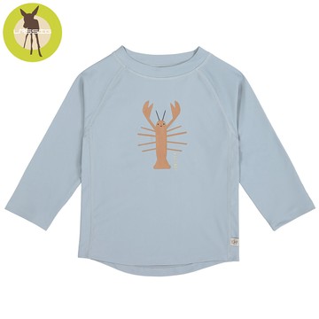 德國 Lassig - 嬰幼兒抗UV長袖泳裝上衣-蔚藍龍蝦