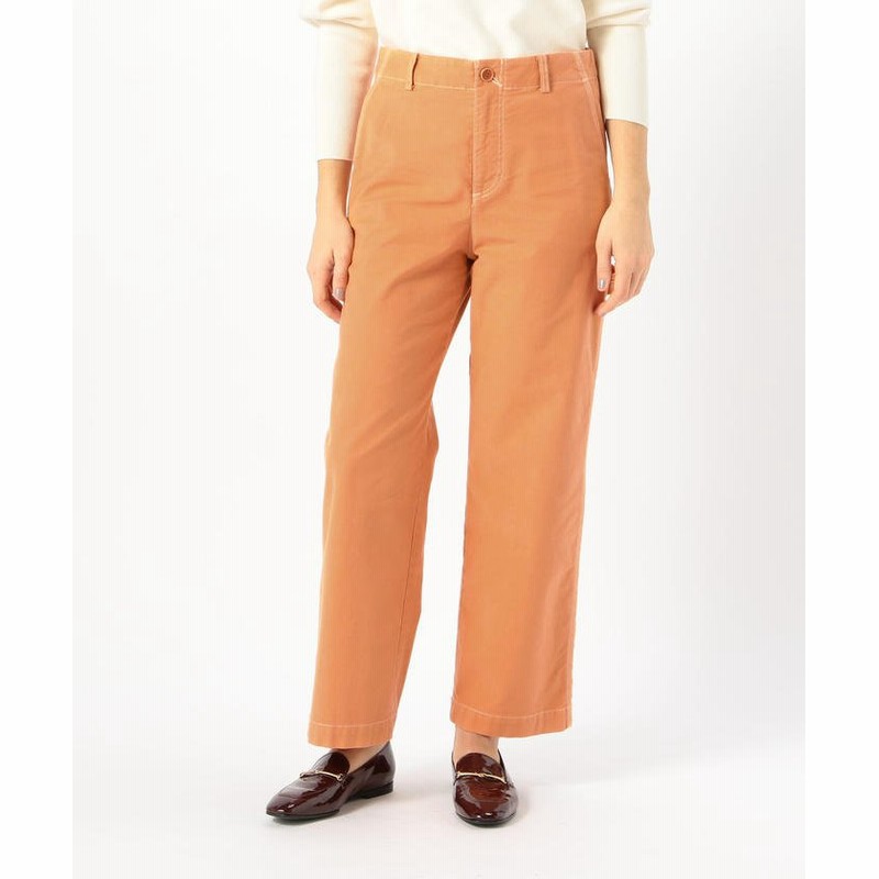 トゥモローランド コットンブロークンツイル ストレートペインターパンツ レディース 27オレンジ 34 7号 Tomorrowland 通販 Lineポイント最大get Lineショッピング