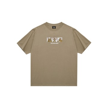 CACO-MIT 傑利鼠方框印花短T-男【J1WB512】