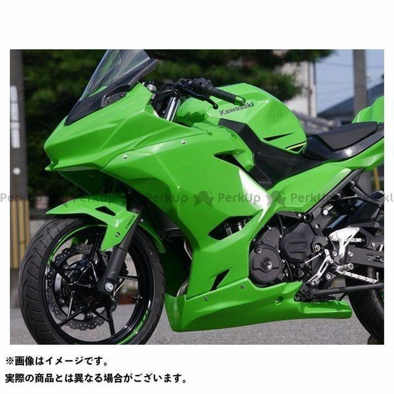 NINJA 250R 逆車カウル キャンディライムグリーン