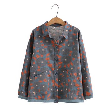 中老年女裝秋裝外套上衣長袖衣服婆婆奶奶裝老年人夾克衫媽媽裝