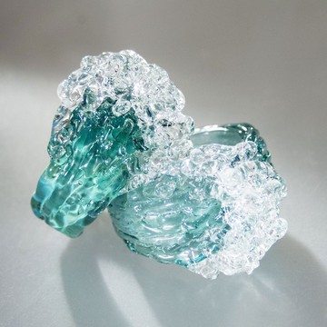 海洋波浪感粗獷日常戒指