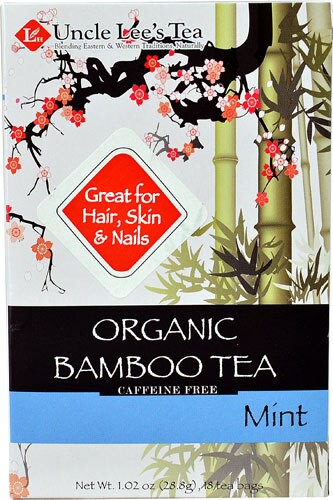 Uncle Lee's Organic Bamboo Tea Mint 18 Tea Bags