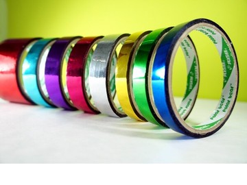 北極熊 RAT2418 大彩色晶晶膠帶 (24mm*18Y) (1捲入)【APP滿額下單10%點數(單一帳號最高5000點)】1/31止