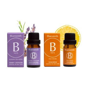 【期間限定】甜蜜薰衣草精油 10ml+橘子精油 10ml ｜自然農法百分百植物萃取精油