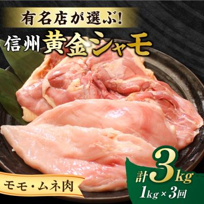 ふるさと納税 東御市 信州黄金シャモ モモ・ムネ肉セット